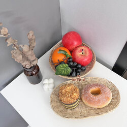 ถาดอาหารมินิมอล ถาดใส่ขนม พร็อพถ่ายรูป แต่งผนังบ้าน🤎