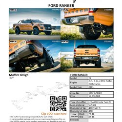 ท่อHKSใส่FORD_RANGER