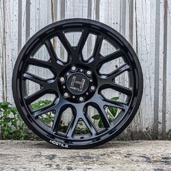 ล้อเเท้นำเข้า HOSTILE! H120 20x12 6x139.7 ET-44 FULL BLACK