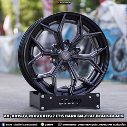 ล้อ VAGE 2ชิ้นขอบ20 VX-X01SUV DARK GM-FLAT BLACK BLACK มีของพร้อมติดตั้งที่ STEP9