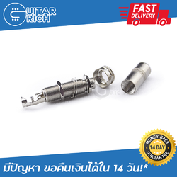เเจ็คหลอดกีต้าร์โปร่ง สเตอริโอ พร้อมปลอก Long Threaded Stereo Jack 1/4"