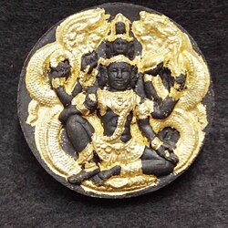 จตุคามรามเทพ รุ่นเก้าหน้า มหาโชค มหาเศรษฐี วัดคงคาวง ( อ้ายเขียว ) อ.พรหมคีรี จ.นครศรีธรรมราช