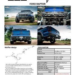 ท่อ HKS LEGAMAX CARBON DUAL TAIL (ZA006) FORD RAPTOR 2018+