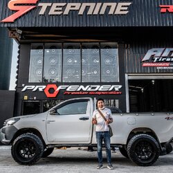 ชุดเเต่ง REVO ตอนเดียว! ล้อ WP910 20x12 ดำ กับ ยาง ROAD X 33x12.5-20