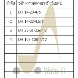 ซีลกันฝุ่น DH