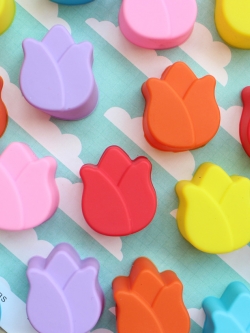 พิมพ์ขนม ดอกทิวลิป ขนาด 3 cm / บรรจุ 12 ชิ้น B421