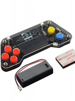 บอร์ดควบคุมไร้สายขยายจอยสติ๊กด้วยแผง micro:bit (ในชุดจะไม่รวม micro:bit และแบตเตอรี่)