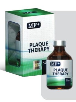 MF+ PLAQUE THERAPHY เพื่อสุขภาพ ไขมันพอกตับ หลอดเลือดตีบ อุดตัน ป้องกับ STROKE ล้างไขมันในหลอดเลือด 1 bottle x 50ml (2 DOSE)