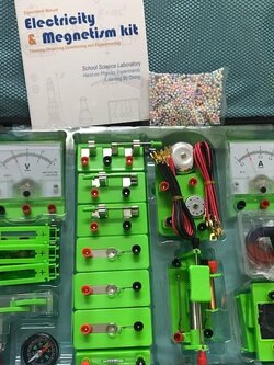 ชุดทดลองพื้นฐานทางฟิสิกส์ไฟฟ้าและแม่เหล็ก สื่อเรียนรู้ STEM (Physics Labs Basic Electricity and Magnetism Experiment kit) EUDAX