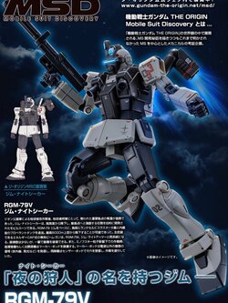 HG 1/144 Jim Night Seeker "Mobile Suit Gundam THE ORIGIN" MSD