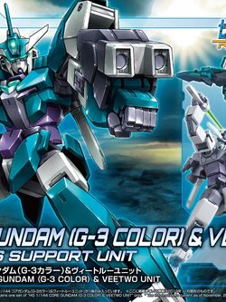 Core Gundam (G3 Color) & Veetwo Unit (HGBD:R)