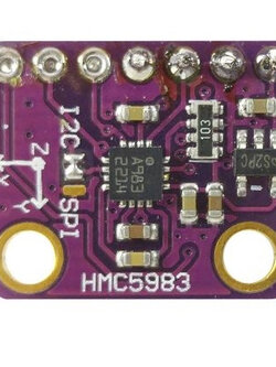 โมดูลเข็มทิศดิจิตอล รุ่น HMC5983 พร้อมฐานพลาสติก และสายไฟต่อใช้งาน