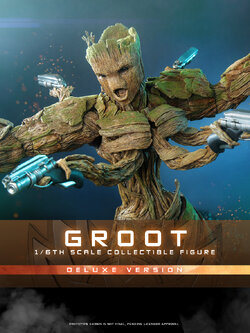 HOT TOYS MMS707 Guardians of the Galaxy Vol. 3 - Groot (Deluxe Version)