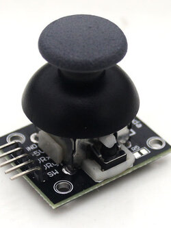 โมดูลXY Joystick Analog พร้อมปุ่มโยกยางแบบ PS2 (XY Joystick Module)