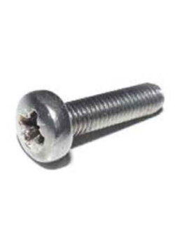 สกรูหัวกลมแฉกมิล JP M3 ขนาดต่างๆ บรรจุถุงละ 10 ตัว M3