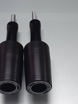 กันล้มข้าง ZX14 12-19 แบร์นMarina กันล้มผลิตจากอลูมิเนียมนำเข้า เกรด6061T651 และPOM ติดตั้งง่าย(65) สีดำ