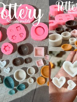 รวมแม่พิมพ์ ถ้วยชาม ขนาดเล็ก มีหลายแบบ