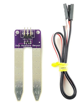 ZX-SOIL แผงวงจรตรวจจับสภาพของดิน (Soil Moisture Sensor)