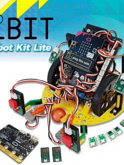 iBIT Robot Kit Lite ชุดเรียนรู้หุ่นยนต์อัตโนมัติสำหรับผู้เริ่มต้นโดยใช้ micro:bit