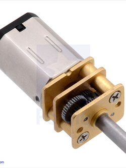 มอเตอร์เฟืองโลหะขนาดเล็กกำลังไฟ 6V 30:1 LP-6V แบบแปรงถ่าน