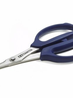 Tamiya 74124 Craft Scissors - For Plastic/Soft Metal