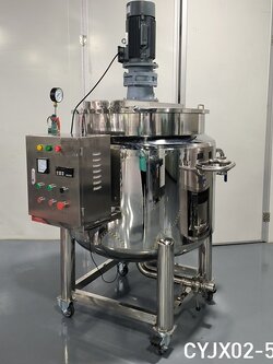 🔥 19622 หม้อกวนผสม 3 ชั้น CYJX02-500L สำหรับอุตสาหกรรมอาหารและเครื่องดื่ม! 🌟
