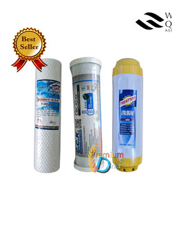 ไส้กรองน้ำดื่มชุด 3ขั้นตอน เกรดA