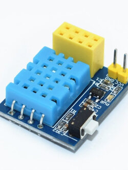 เซนเซอร์วัดอุณหภูมิและความชื้น DHT11 สำหรับบอร์ด ESP8266 รุ่น 01/01S