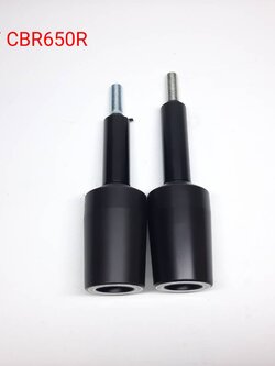 กันล้มข้าง CBR650F CB650F CBR650R CB650R แบร์น Tigris กันล้มผลิตจากอลูมิเนียมนำเข้า เกรด6061T651 และPOM ติดตั้งง่าย(65) สีดำ