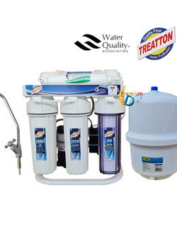 เครื่องกรองน้ำ5ขั้นตอนระบบRO150GPD Treatton แบบ เฟรมตั้ง