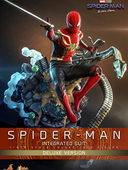 Hot Toys MMS624 1/6 Spider-Man: No Way Home - Spider-Man Integrated Suit (Deluxe Version)