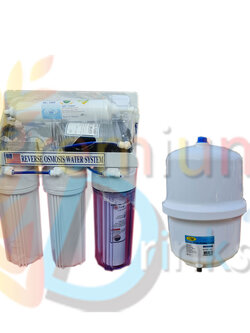 เครื่องกรองน้ำดื่ม5ขั้นตอน ระบบRO50GPD รุ่นติดผนัง