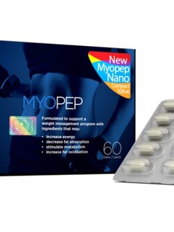 Myopep Nano Tablets *NEW* 1X60 tablets สูตรใหม่ ดูดซึมผ่านเซลล์ได้เร็วกว่าเพราะเป็นนาโน