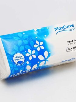 กระดาษเช็ดมือ MaxCares V-FOLD L250