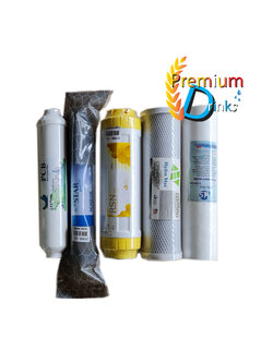 ชุดไส้กรองน้ำดื่ม 5 ขั้นตอน ระบบRO (5ชิ้น)