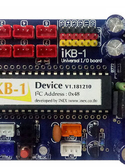 บอร์ด iKB-1ขยายพอร์ตอินพุตเอาต์พุตอเนกประสงค์ผ่านบัส I2C