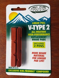 ผ้าเบรค koolstop v type2