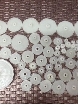 ชุดเฟืองพลาสติกคละขนาด