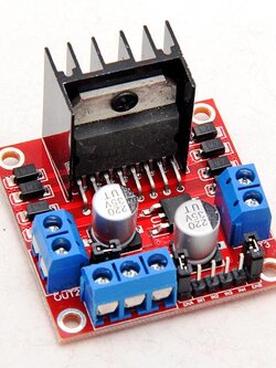 L298N โมดูลขับมอเตอร์ (L298N Motor Drive Module)