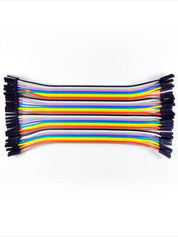 สายไฟต่อวงจรทดลอง IDC 40 เส้น แบบตัวเมียทั้ง 2 ด้าน ยาว 4 นิ้ว (Jumper wire)