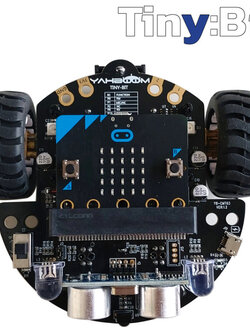 Tiny:bit +แผงmicrobit v2.0 ชุดหุ่นยนต์อัตโนมัติเพื่อการศึกษา