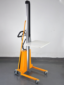 รถเข็นไฟฟ้า mini forklift workstation รถยก stacker ไฟฟ้า รุ่น 100kg/150kg.