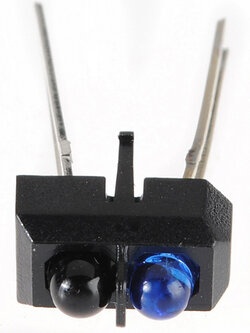 (ราคาต่อชิ้น) เซนเซอร์การสะท้อนกลับของแสงอินฟราเรดแบบโฟโตอิเล็กทริครุ่น TCRT5000 (Reflective Infrared Optical Sensor)