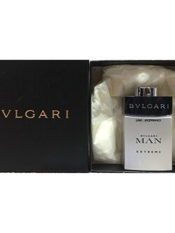 น้ำหอมแท้ BVLGARI MAN EXTREME EAU DE TOILETTE 15 ML ของใหม่ กล่องสวยงาม เหมือนกับห้าง