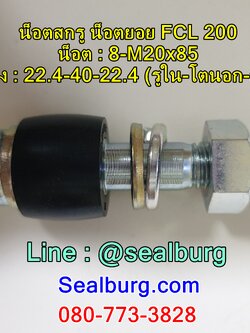 น็อตสกรู น็อตยอย FCL200 : 8-M20x85 : 22.4-40-22.4