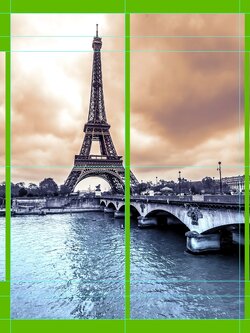 4 เฟรม 120*80 ภาพติดผนังผ้าใบแคนวาสขึงเฟรม