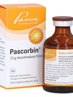 Pascorbin 7.5g vitamin C infusion bottle 50 ml