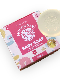 MONDODARI BABY SOAP – สบู่เด็กสูตรอ่อนโยน 100 กรัม