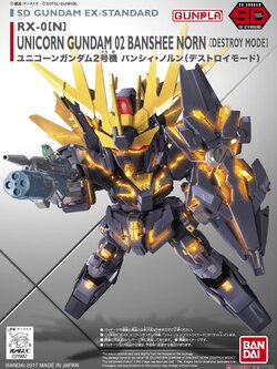 SD Gundam EX-Standard Unicorn Gundam 02 Banshee Norn