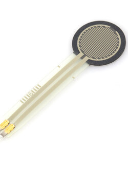 เซนเซอร์วัดแรงกดแบบวงกลมเส้นผ่านศูนย์กลาง 0.5 นิ้ว หรือ Force Sensing Resistor (FSR) ตัวต้านทานแบบแรงกด